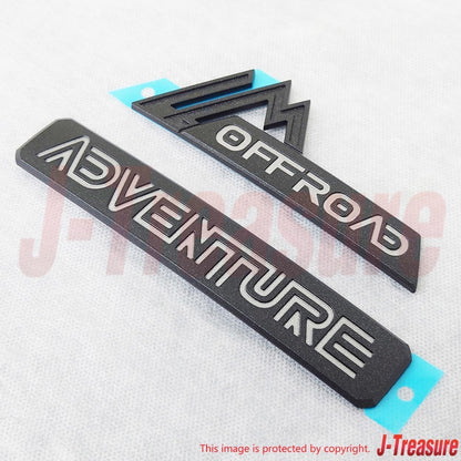 TOYOTA RAV4 MXAA54L Genuine Back Door Name Plate "OFF ROAD" & "ADVENTURE" Set