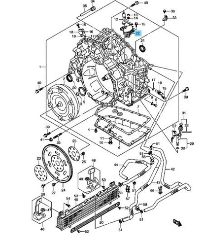 SUZUKI SX4 RW415 RW416 RW420 Genuine Shift Switch 37720-54LS0 OEM For CVT