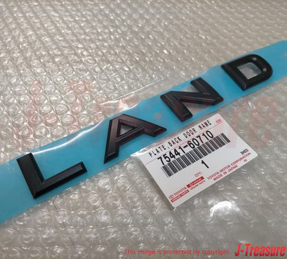 TOYOTA LAND CRUISER GR #JA300W 2021- Genuine Rear Emblem "LAND" "CRUISER" OEM