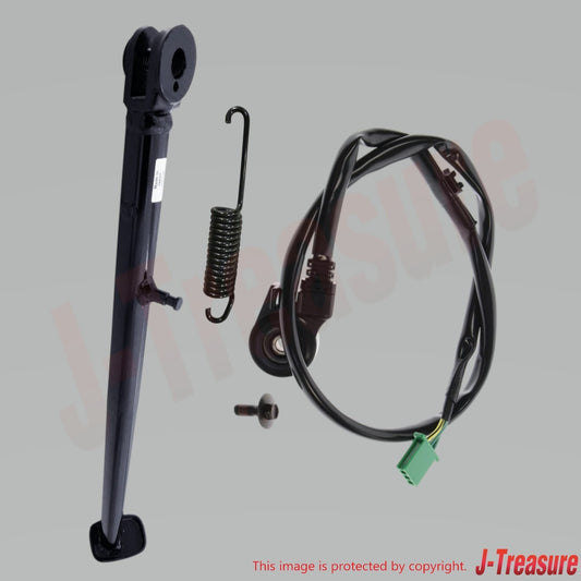 HONDA XR650L '93-09 '12-13 Genuine Side Stand Bar & Spring & Switch Set OEM