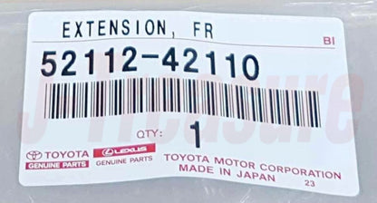 TOYOTA RAV4 ASA42 2016-2018 Genuine Front Bumper Extension RH 52112-42110 OEM