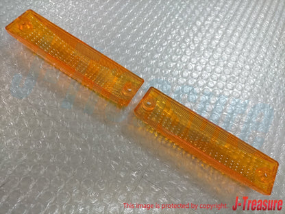 MAZDA RX-7 RX7 FC3S Genuine Front Side Marker Turn Signal Ramp Lens Set of 2 OEM