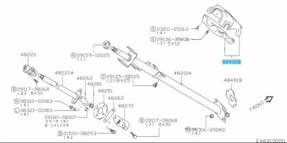 SUZUKI JIMNY SAMURAI JA11C JA11V JB31W Steering Column Cover 3  / 4 / 5 Type OEM