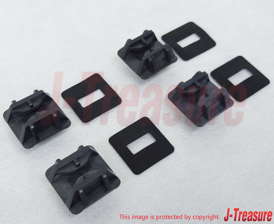 SUBARU SAMBAR KS3 91-99 Genuine Front Bumper Clip bracket 57750TA040 OEM x4 set