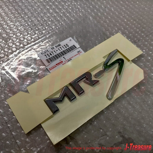 TOYOTA MR2 Roadster Spyder MR-S ZZW30 Genuine Rear "MR-S" Emblem 75471-17130 OEM