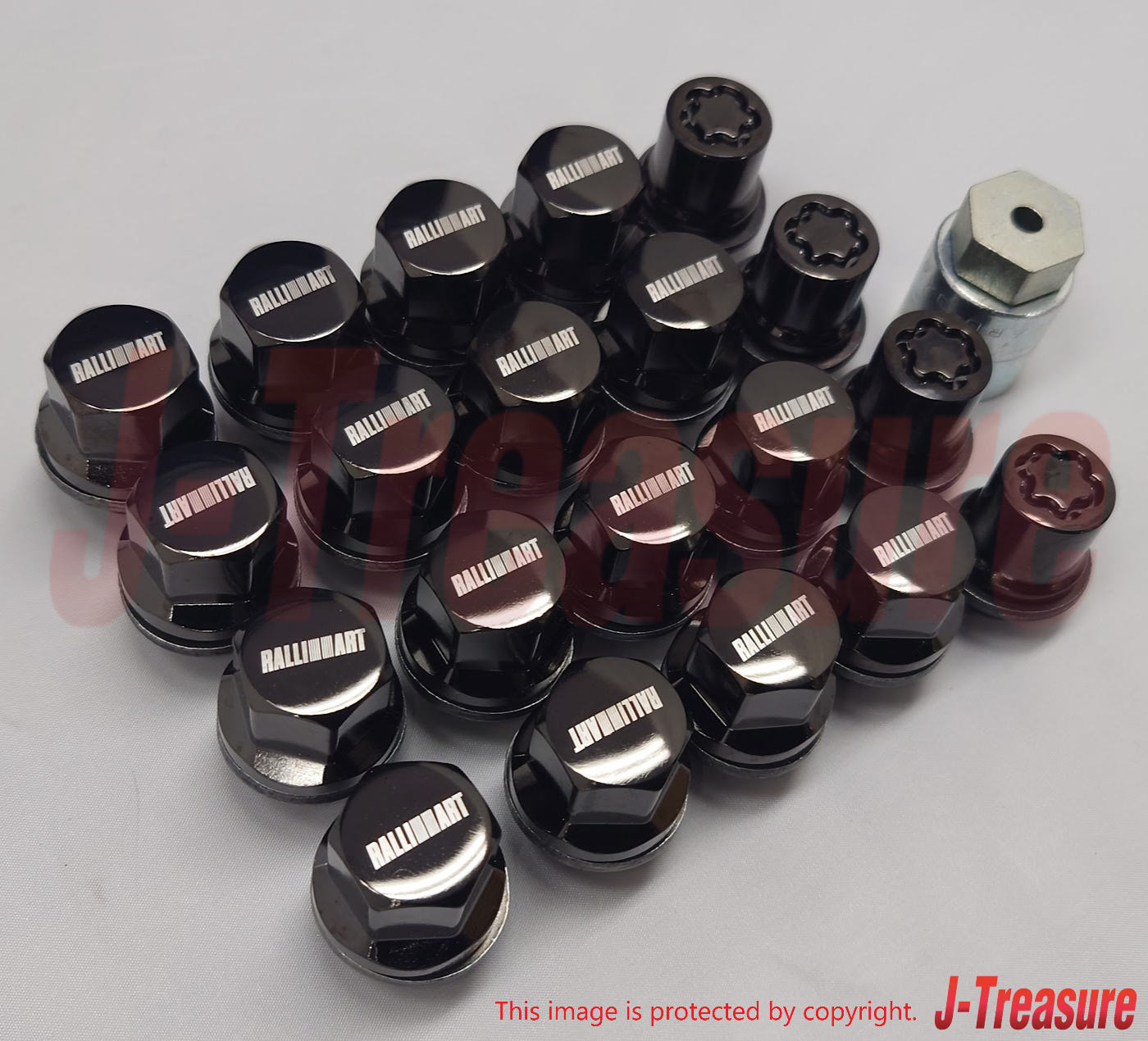 MITSUBISHI LANCER Evo 9 CT9A Genuine RALLIART Wheel Nut & Lug Nut Set MZ556537