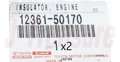 LEXUS LS430 UCF30 '01-03 Genuine Engine Mounting Insulator Front(x2) & Rear Set