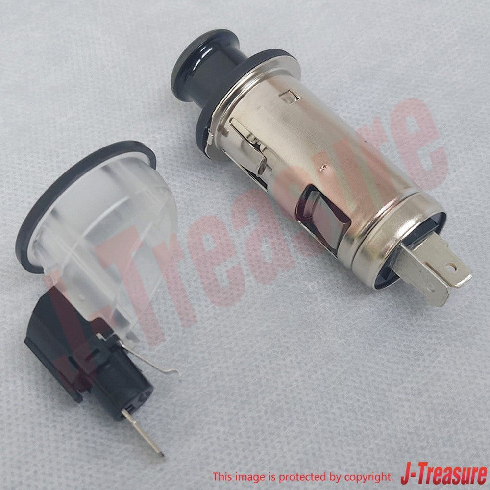 NISSAN SKYLINE GT-R BNR34 Genuine Cigarette Lighter Complete & Ring Set OEM