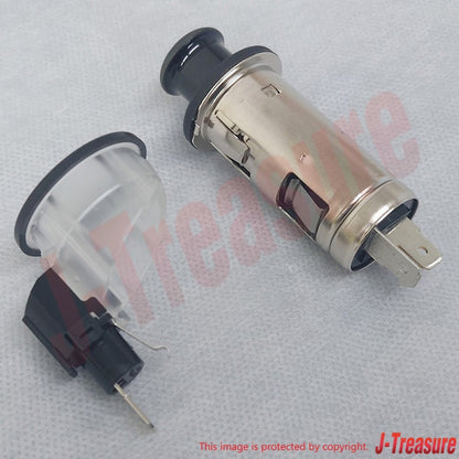 NISSAN SKYLINE GT-R BNR34 Genuine Cigarette Lighter Complete & Ring Set OEM