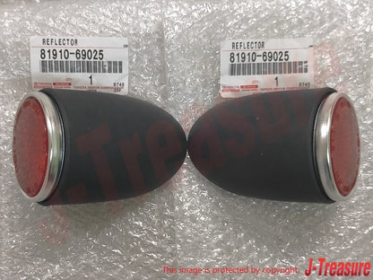 TOYOTA LAND CRUISER FJ40 BJ40 Genuine Rear Red Lens Body Reflector 2pcs Set OEM