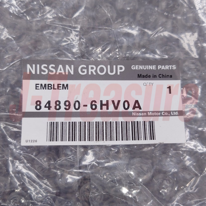 NISSAN GT-R R35 2022 Genuine New Logo Trunk Emblem "NISSAN" 84890-6HV0A OEM