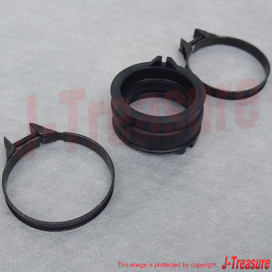 SUZUKI DR-Z400E 2000-2007 Genuine Intake Pipe & Clamp x2 Set OEM