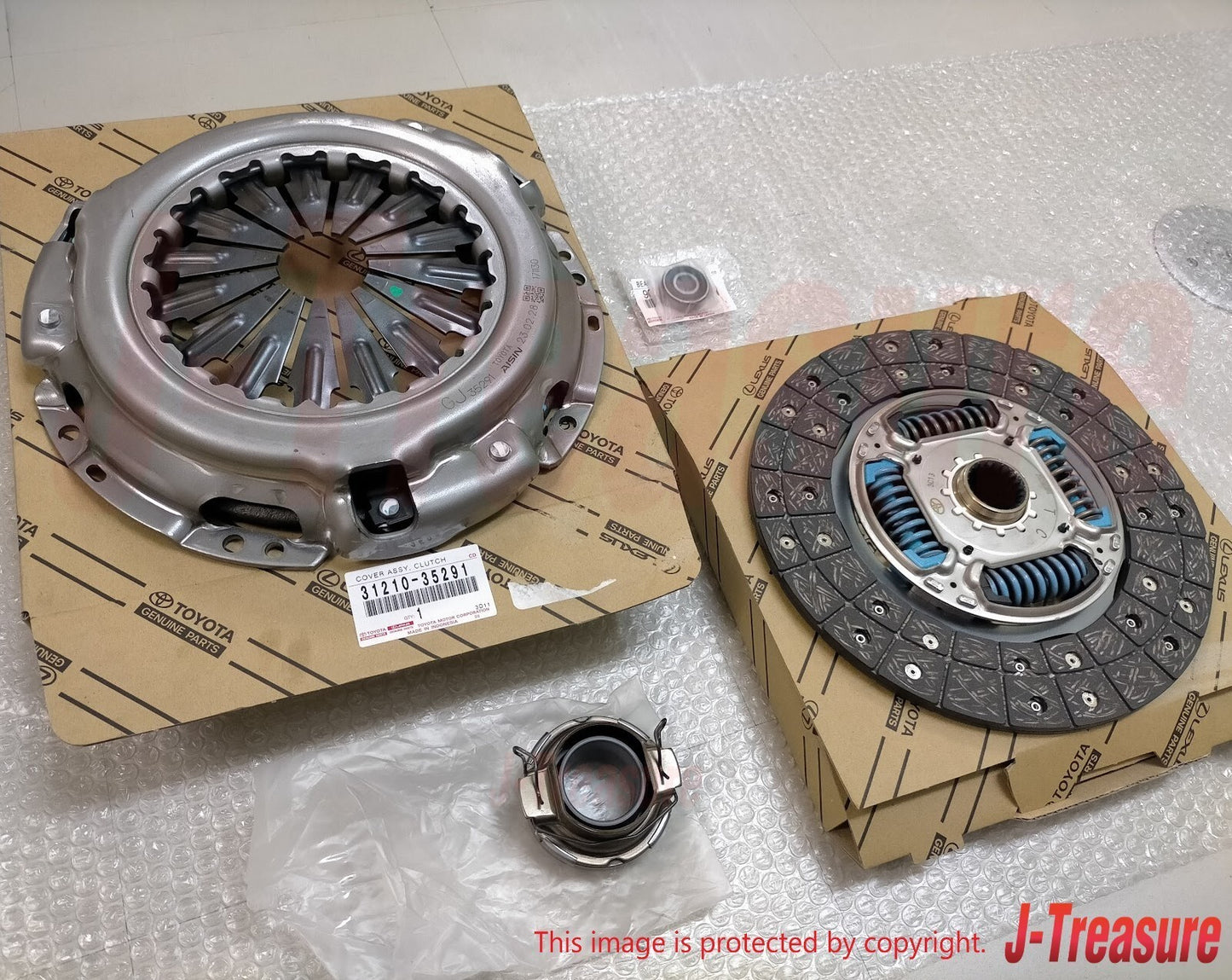 TOYOTA TACOMA TRN2##  2012-2018 Genuine 2.7L 4CYL 5-Speed Clutch Kit OEM