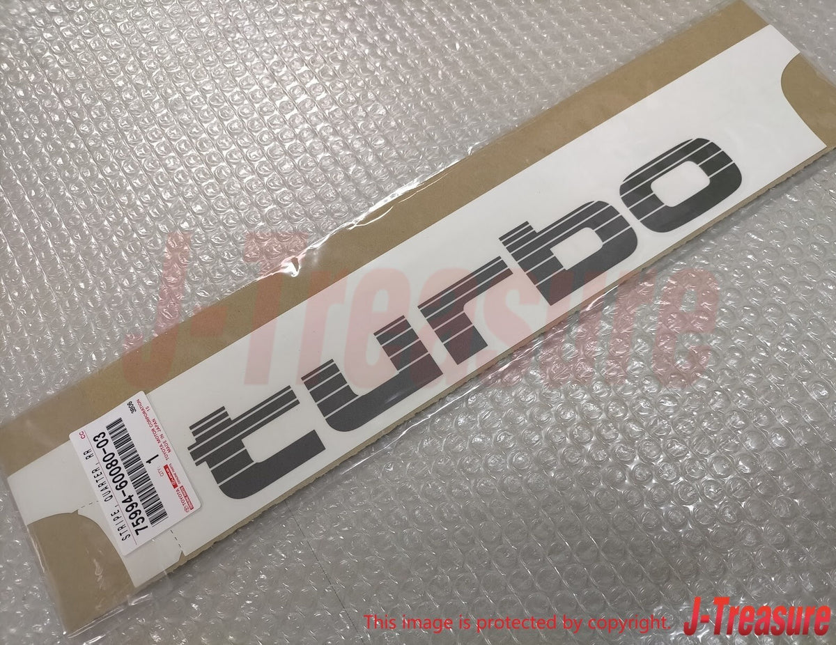 TOYOTA LAND CRUISER HDJ80 HDJ81 HDJ81V Genuine Rear Quarter Decal 2pcs Set OEM