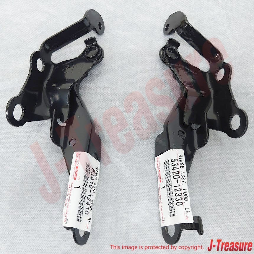 TOYOTA COROLLA ZZE130 2003-2008 Genuine Hood Hinge Assembly RH & LH set OEM