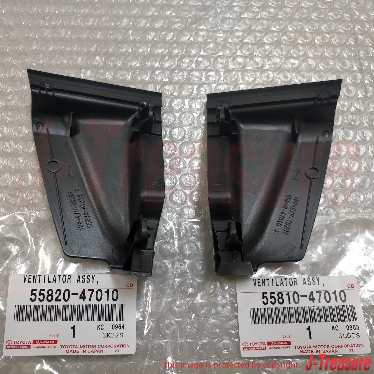 TOYOTA PRIUS V ZVW41 2011-2014 Genuine Front Ventilator Assy RH & LH Set OEM