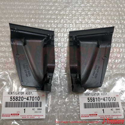 TOYOTA PRIUS V ZVW41 2011-2014 Genuine Front Ventilator Assy RH & LH Set OEM
