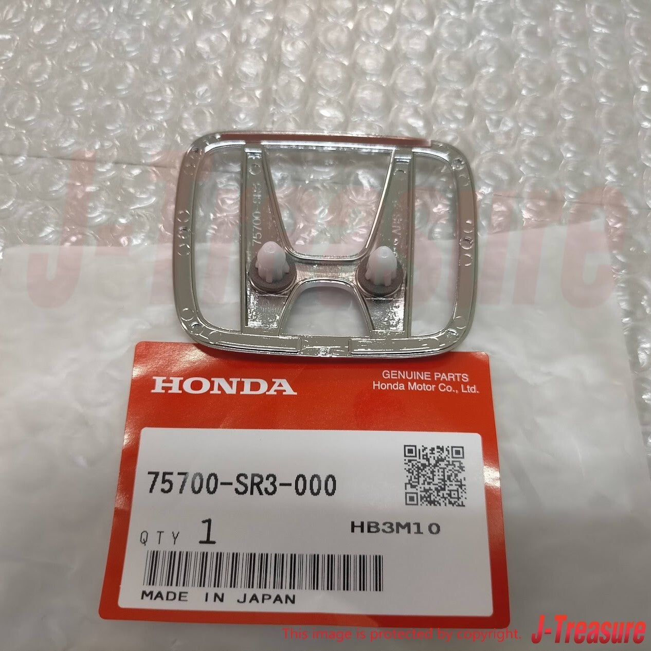 HONDA CIVIC SiR EG6 EG4 1992-1995 3 Door Genuine Front & Rear "H" Emblem Set OEM
