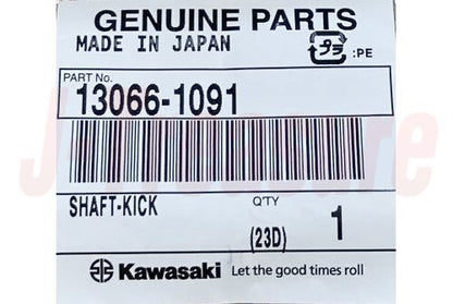KAWASAKI KX250 1996-1998 Genuine Kick Starter Shaft 13066-1091 OEM