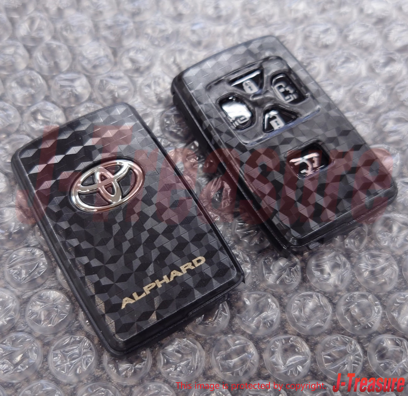 TOYOTA ALPHARD GGH20 12-13 Genuine Door Control Transmitter Housing Carbon tone
