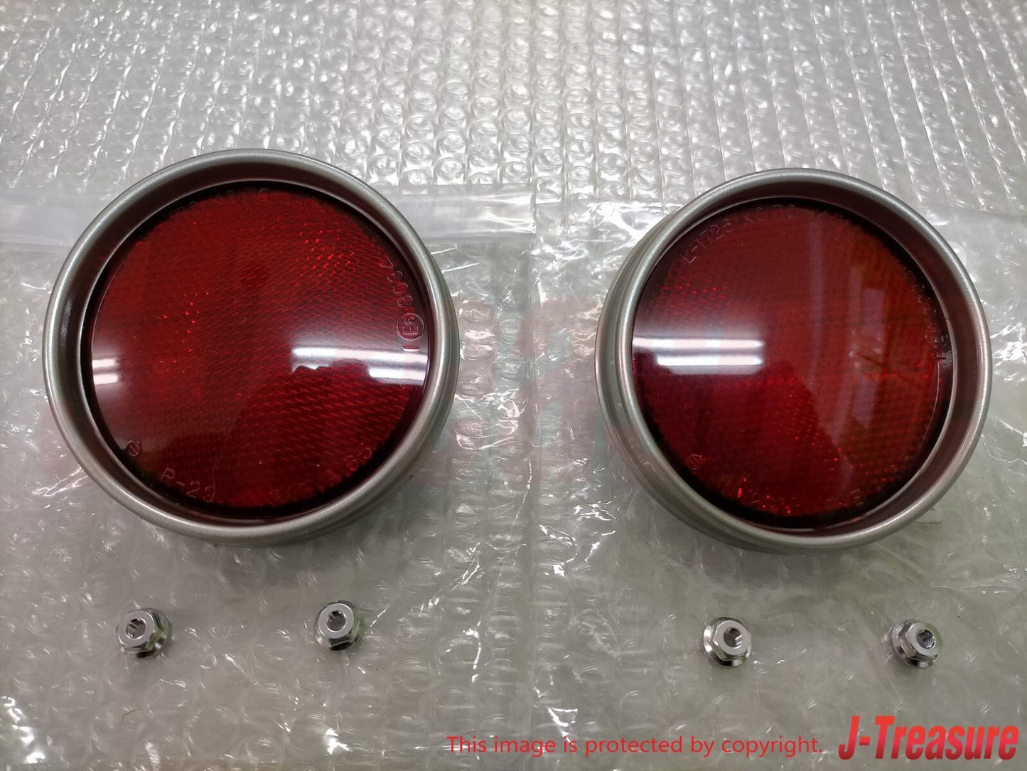 TOYOTA LAND CRUISER FJ40 FJ42 FJ43 58-73 Genuine Reflector Lens 2pcs Set OEM