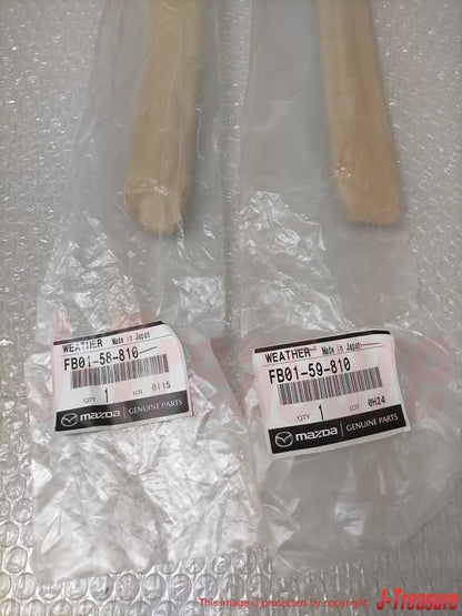 MAZDA RX-7 FC3S '86-91 Genuine Front Door Outer Weatherstrip RH & LH Set OEM