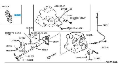 NISSAN 200SX B14U '95-97 Genuine Park Neutral Position Switch 31918-3AX01 OEM
