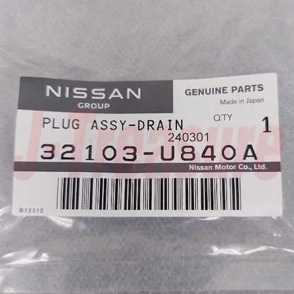 NISSAN 300ZX Z31 Z32 84-96 Genuine Rear Differential Drain Plug 32103-U840A OEM