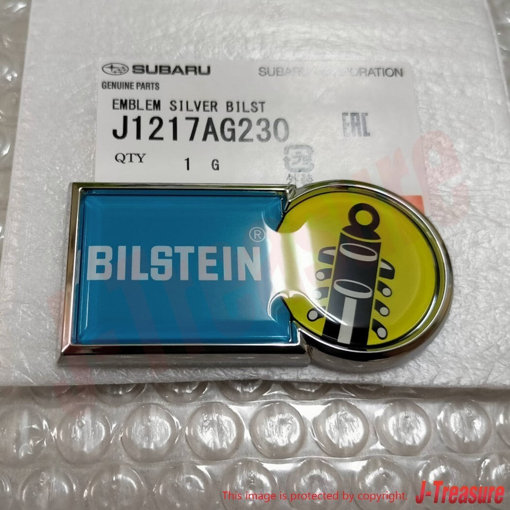 Subaru Genuine Bilstein Shock Dumper Trunk Badge Logo Sticker J1217AG230 OEM
