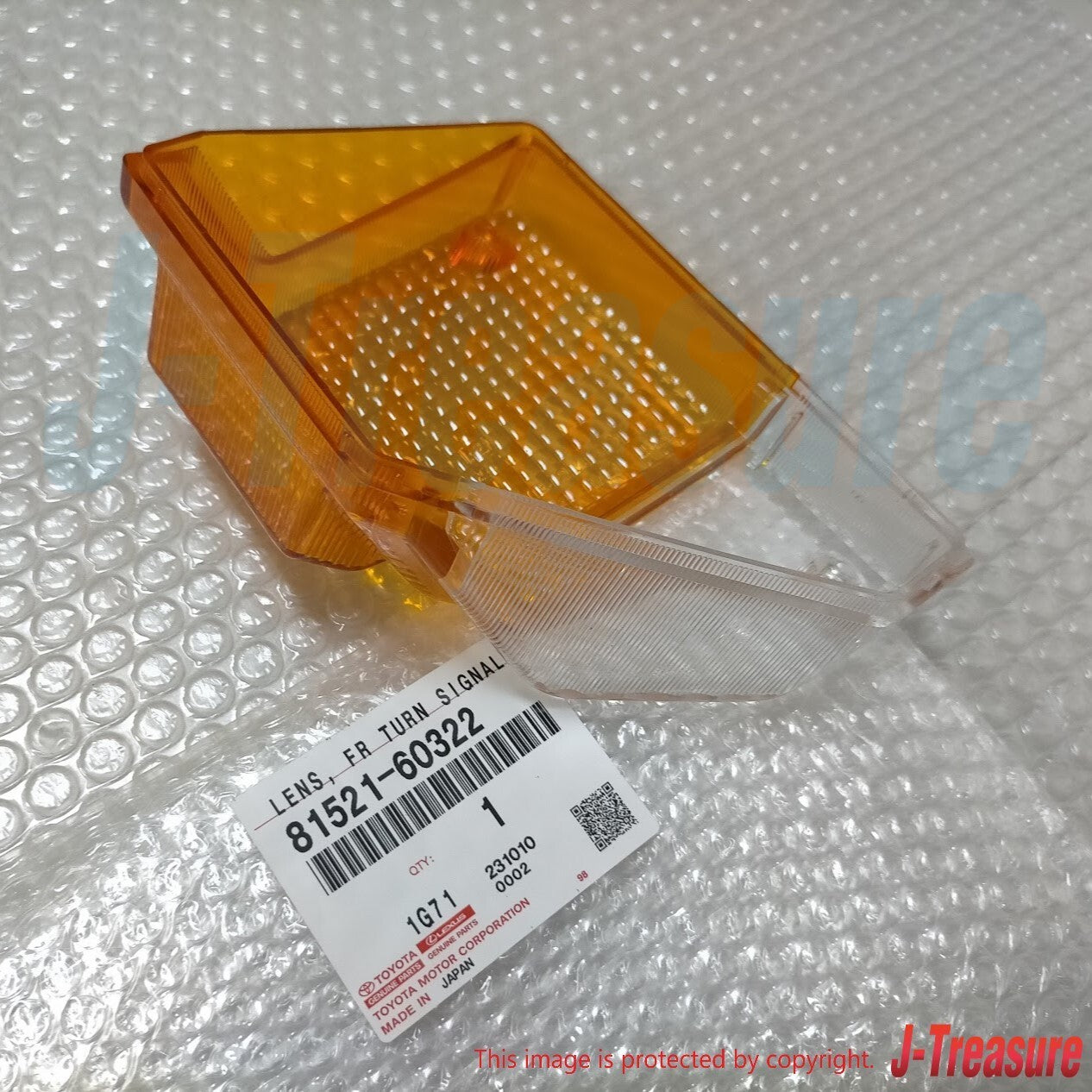 TOYOTA LAND CRUISER BJ70 Genuine Front Turn Signal Lamp Lens RH & LH Set OEM