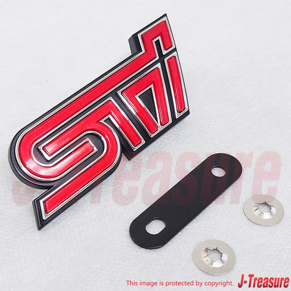 SUBARU IMPREZA WRX STI GRF 11-14 Genuine Front Grille Emblem "STI" 93013FG070