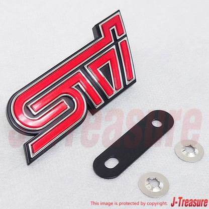 SUBARU IMPREZA WRX STI GRF 11-14 Genuine Front Grille Emblem "STI" 93013FG070