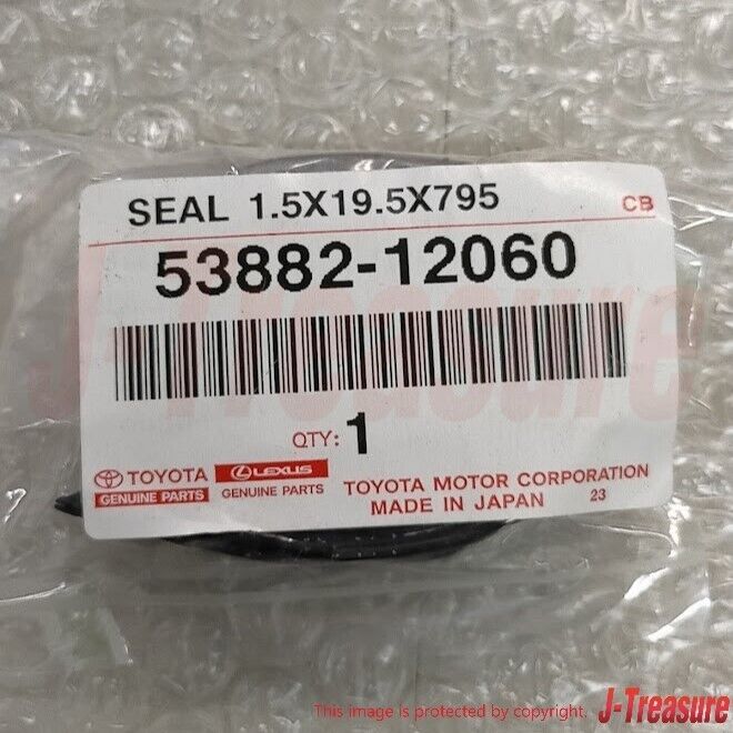 TOYOTA LEVIN TRUENO AE86 Genuine Front Fender Seal Packing Set 53882-12060 OEM