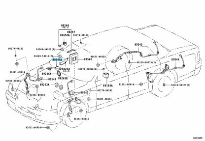 TOYOTA  LAND CRUISER LX470 UZJ100 2000-2002 Genuine Steering Position Sensor OEM