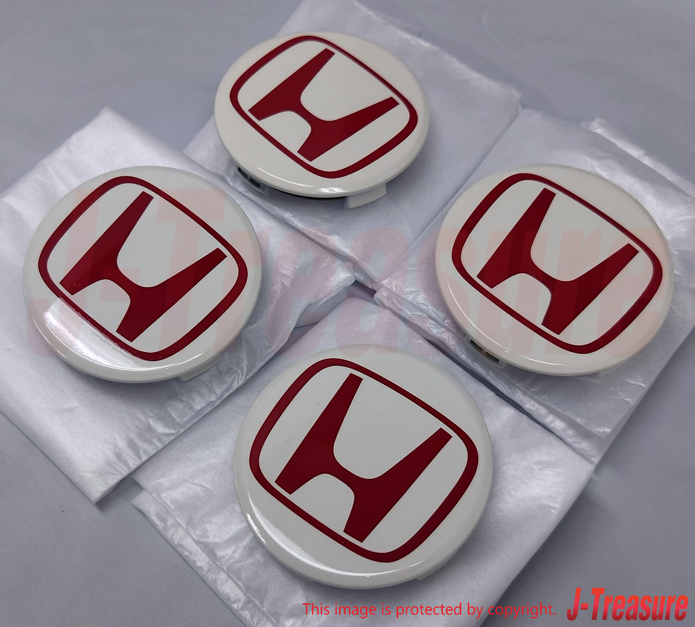 HONDA NSX-02R NA2 Genuine Championship White Wheel Center Cap 44732-SL0-960 x4
