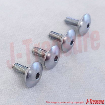 SUZUKI HAYABUSA GSX1300R 08-12 Genuine Front Fender Screw(6X16) x4 Set OEM