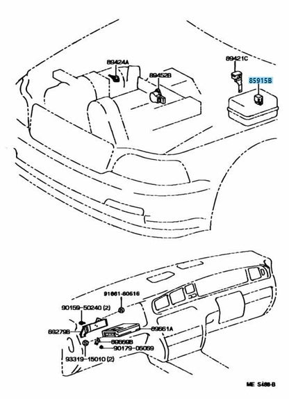 TOYOTA LEXUS Genuine Main Switch Relay 85915-30050 8591530050 OEM Parts