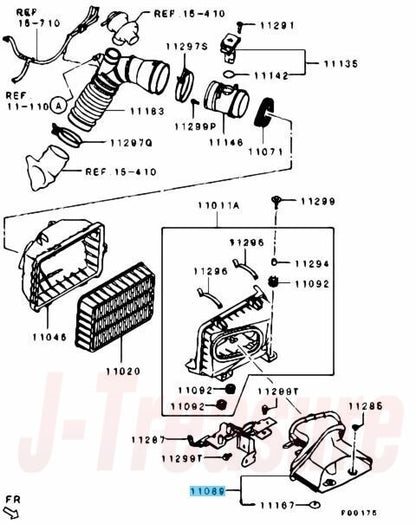 MITSUBISHI LANCER EVO 10 CZ4A 08-15 Genuine Air Cleaner Intake Duct 1505A305 OEM