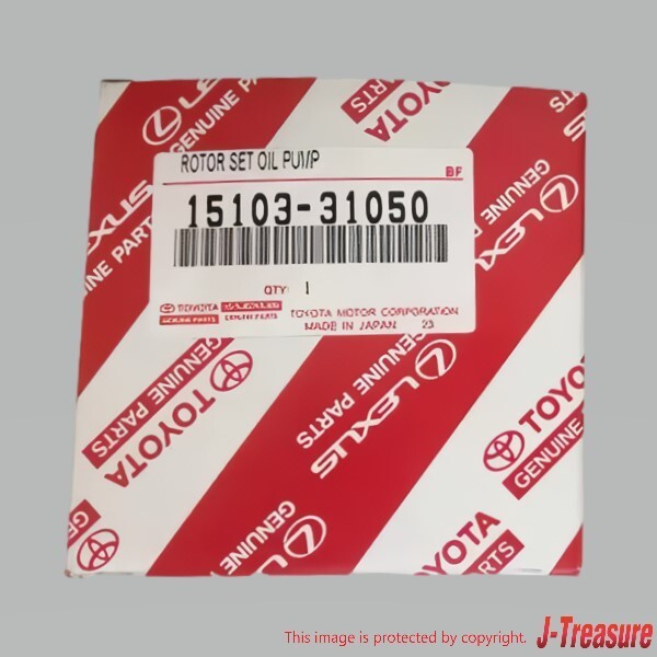TOYOTA CAMRY GSV40 / 50 07-11 , 13-17 Genuine OIL Pump Rotor Set 15103-31050 OEM