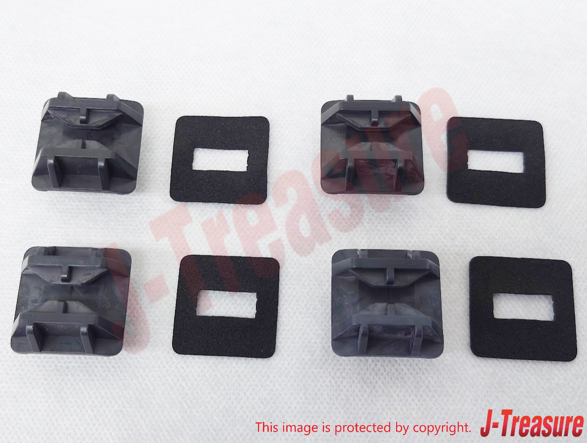 SUBARU SAMBAR KS3 91-99 Genuine Front Bumper Clip bracket 57750TA040 OEM x4 set