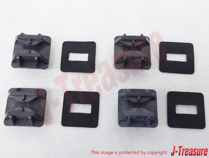 SUBARU SAMBAR KS3 91-99 Genuine Front Bumper Clip bracket 57750TA040 OEM x4 set