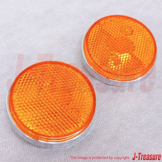 SUZUKI GS1000G 80-81 Genuine Front Reflex Reflector Assy 35950-49080 x2 Set OEM