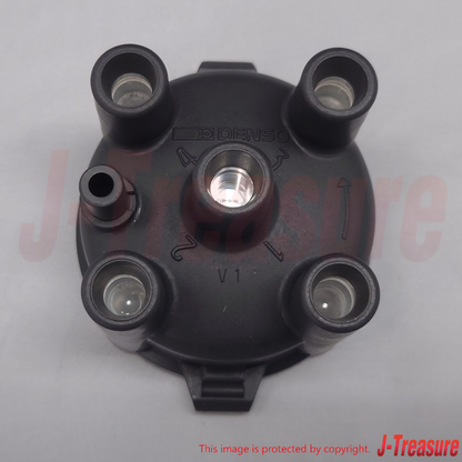 SUBARU SAMBAR KS4 KV4 1989-1991 Genuine Distributor Cap & Head Rotor Set OEM