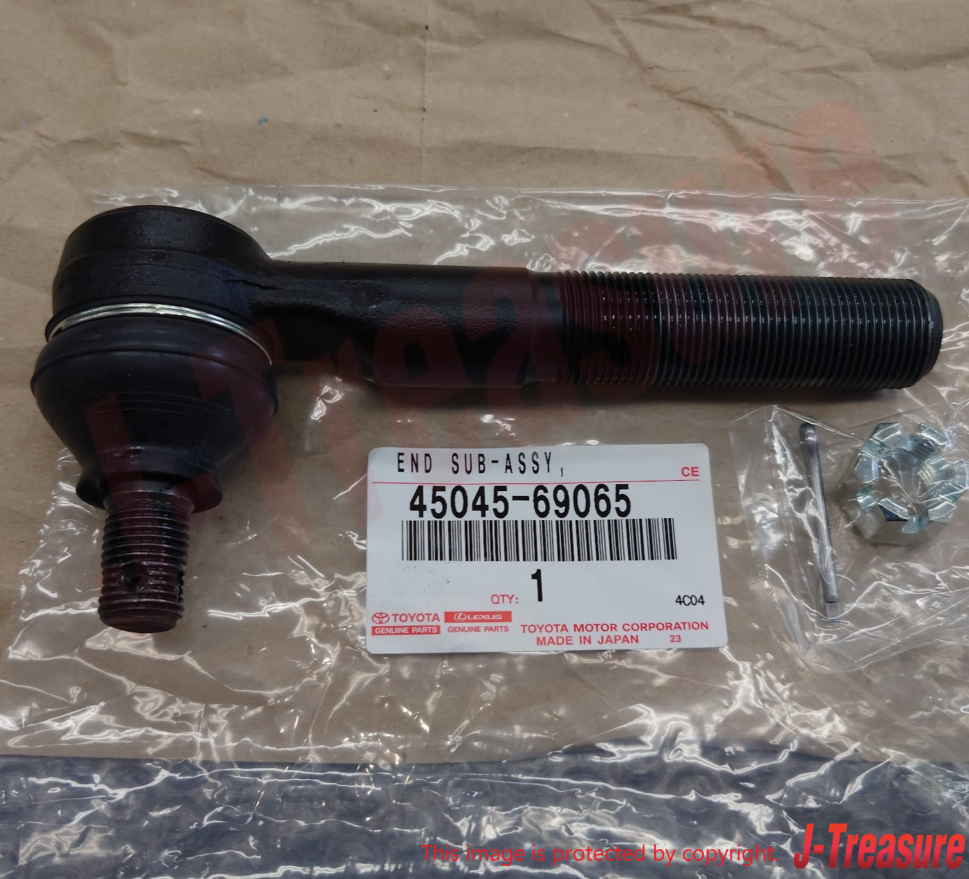 TOYOTA LAND CRUISER FZJ80L 91-97 Genuine Steering Relay Rod End RH & LH Set OEM