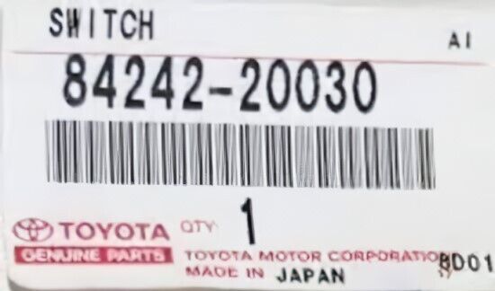 TOYOTA SUPRA JZA70 / 80 86-98 Genuine Glove Box Courtesy Lamp Switch 84242-20030