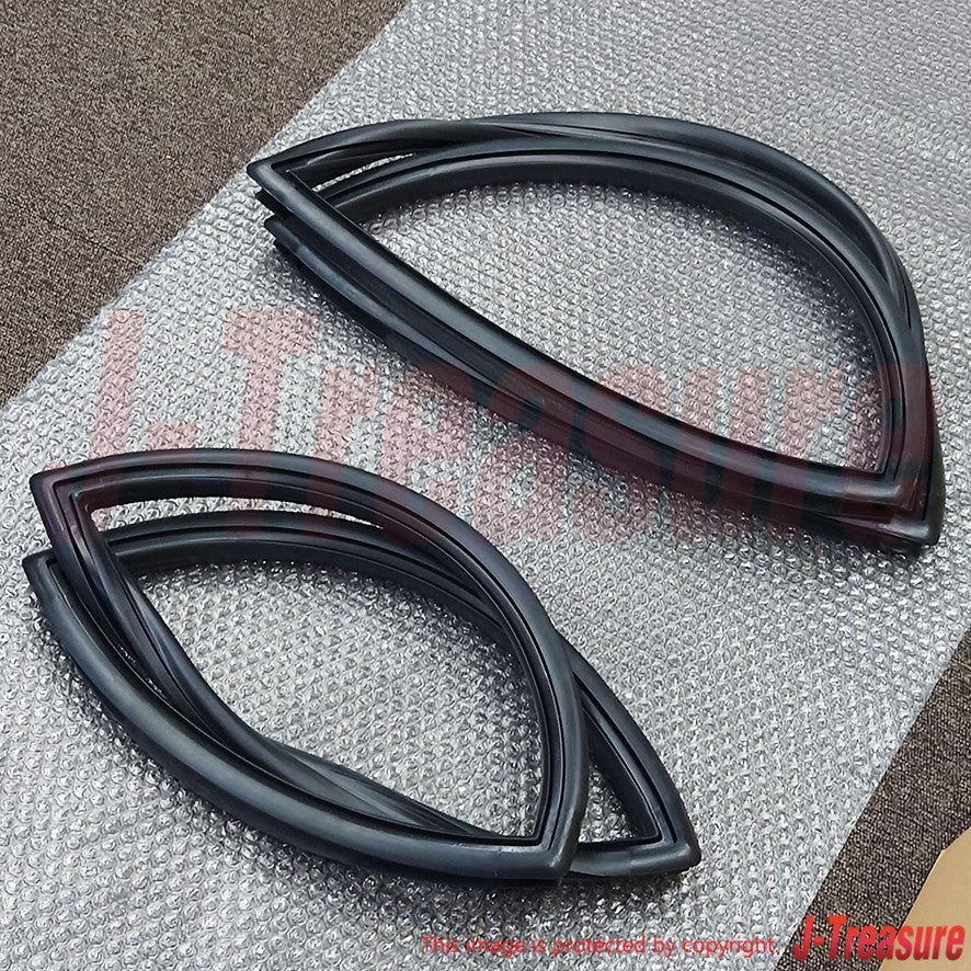 TOYOTA LAND CRUISER 70 Genuine Back Door Glass Weatherstrip RH & LH Set OEM