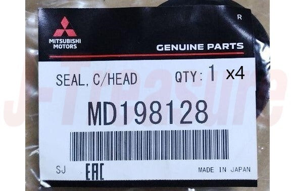 MITSUBISHI OUTLANDER CU2W 03-06 Genuine Spark Plug Tube Seal MD198128 x4 set OEM
