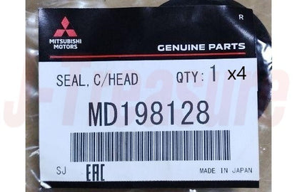 MITSUBISHI OUTLANDER CU2W 03-06 Genuine Spark Plug Tube Seal MD198128 x4 set OEM