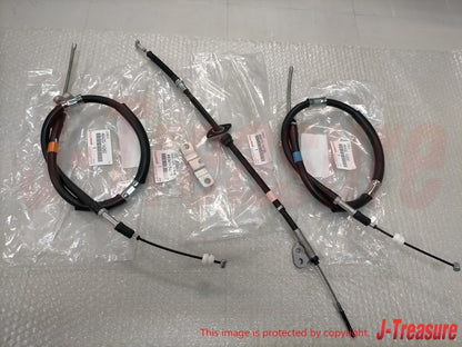 TOYOTA SUPRA JZA80 Genuine Parking Brake Cable Assy FR & RH & LH & Equalizer Set