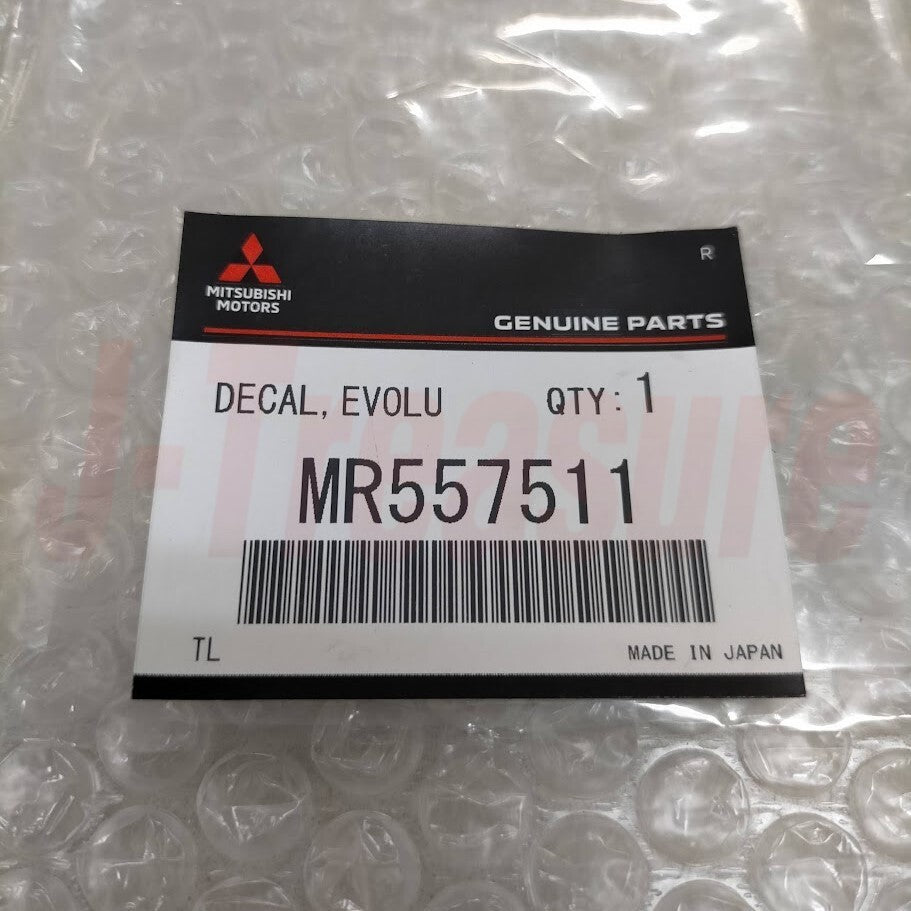 MITSUBISHI EVO VI Genuine Rear "TOMMI MAKINEN EDITION" Decal 6.5 MR557511 OEM